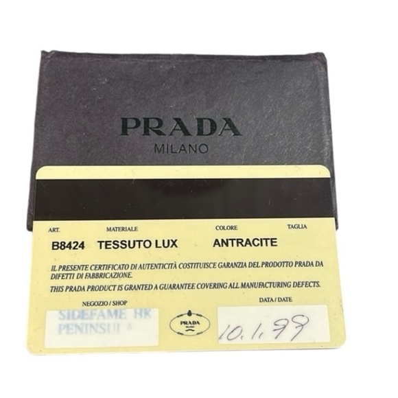 PRADA LUX Emerald/Olive GREEN Tessuto NYLON Lucite Clasp Shoulder 
RARE - Picture 2 of 13
